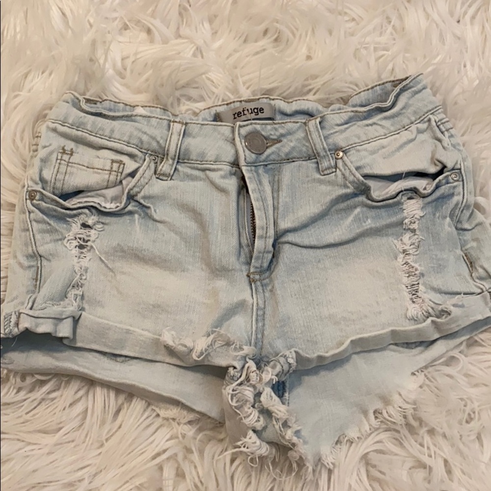 Light Blue Jean Shorts